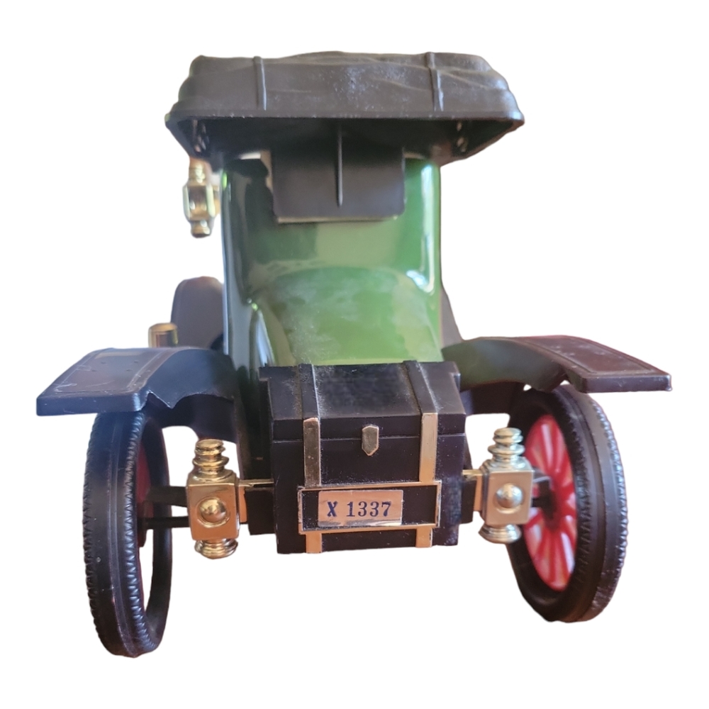 HP 😀 Vtg 74 Jim Beam Distilling Whiskey Decanter 1914 Model T Ford- Roundabout - Picture 9 of 14